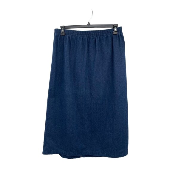 Vintage Mustang Denim Skirt Womens XL? Used Blue - Picture 1 of 9